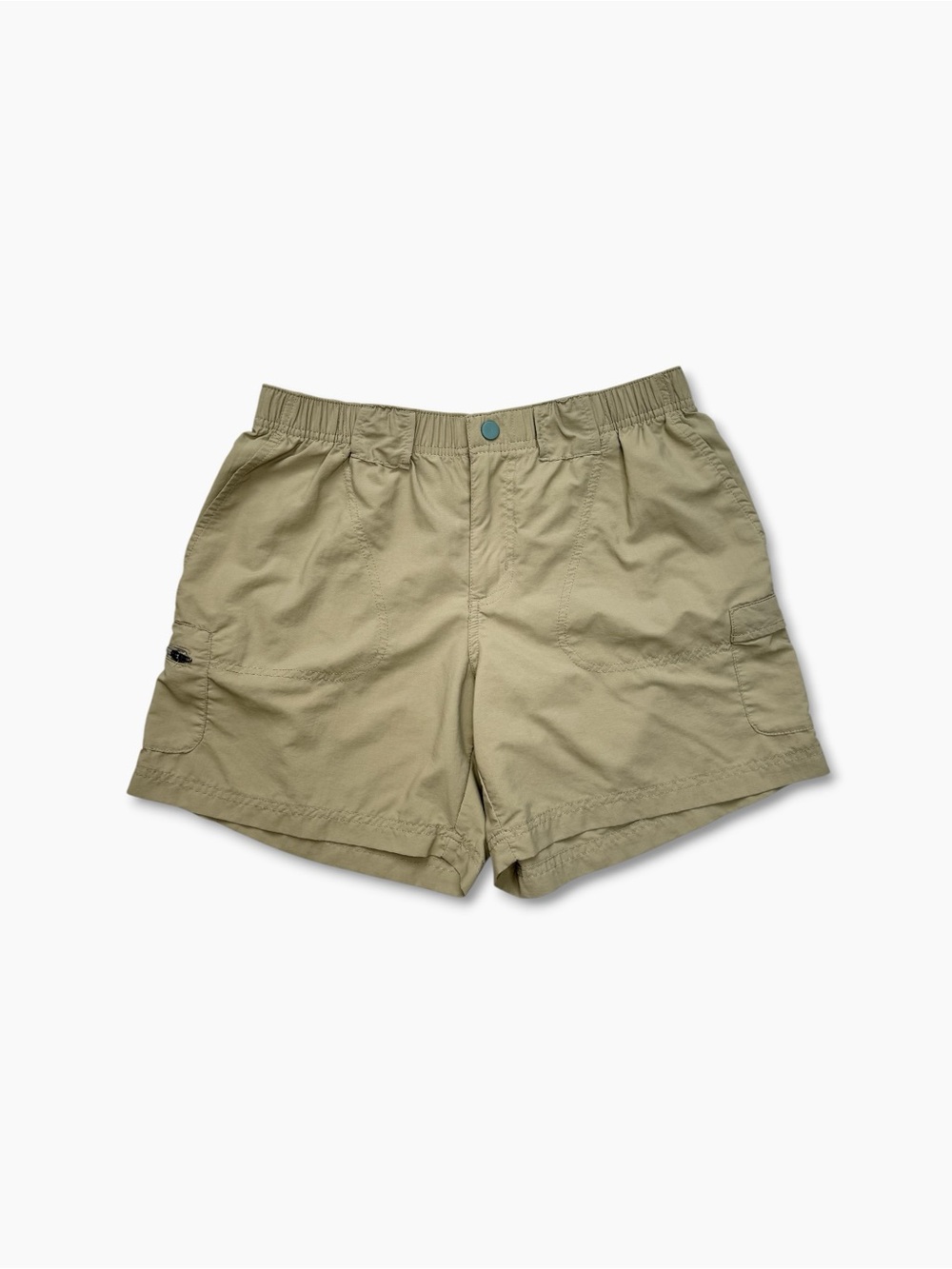 COLUMBIA Sandy River Cargo Shorts S Khaki Nylon Outdoor Hiking